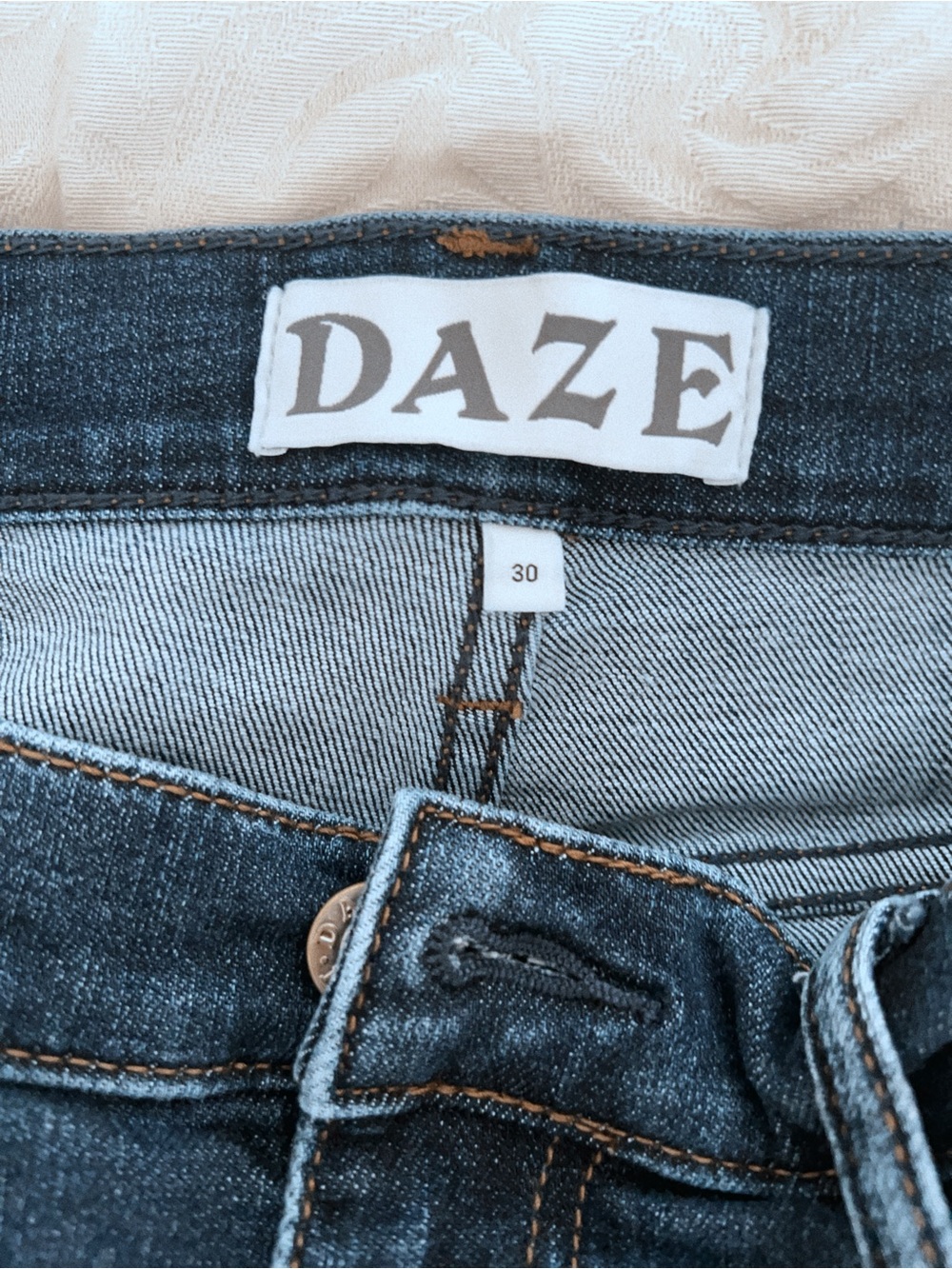 DAZE Men’s Skinny Jeans in Dark Blue